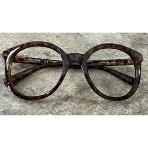 Kenneth Cole Reaction KC1305 52F Brown Tortoise Eyeglass Frame 53-20-140-48 G18
